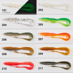 Noeby Soft Lure Vibrating Tails 14cm 10cm 8cm 6cm Long Tail Mad Original Wag Wobblers Fishy Smell Fishing Bait Leurre Souple