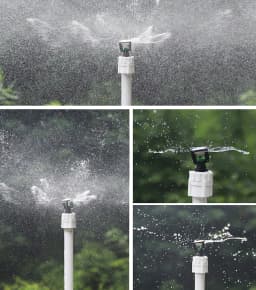 1/2" Male Thread Rotating Sprinklers Irrigation Water Spray Sprinkler Lawn 360° Rotary Watering Nozzles garden watering system