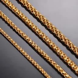 Stainless Steel Wheat Link Chain Gold Color Necklaces for Men Women 8-39 Inch Pendent Fashion Jewelry