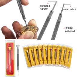 Precision Screwdriver Watch Repair Tool Kits Alloy Stainless Steel Flat Cross Small Screwdrivers Awl for Mobilephone Watchmaker