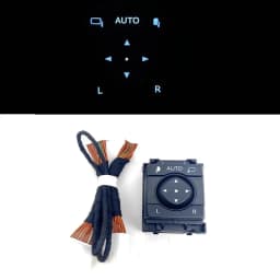 Ice blue LED lights and white LED lights Rearview mirror automatic folding switch For Toyota rav4 Crown Lexus 1pc