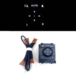 Ice blue LED lights and white LED lights Rearview mirror automatic folding switch For Toyota rav4 Crown Lexus 1pc