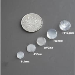 Self Adhesive Door Stopper Clear Silicone Rubber Furniture Pads Rubber Damper Buffer Cushion Cabinet Bumpers Wall Protector
