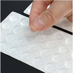 Self Adhesive Door Stopper Clear Silicone Rubber Furniture Pads Rubber Damper Buffer Cushion Cabinet Bumpers Wall Protector