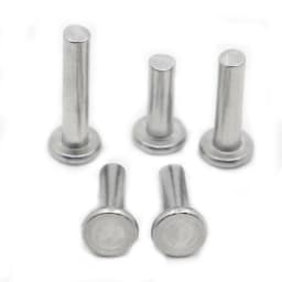 M2 M3 M4 M5 M6 M8 Aluminium Solid Rivets AL Knock Flat Head Rivet GB109