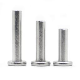 M2 M3 M4 M5 M6 M8 Aluminium Solid Rivets AL Knock Flat Head Rivet GB109