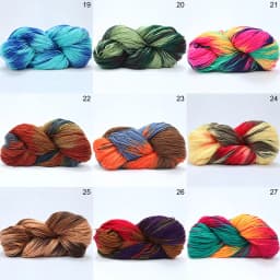 50g / Roll Rainbow Segment Dyed Yarn Wool DIY Hand Knitting Baby Soft Yarn Thread for Sweater Hat Scarfs Sofa Cushion