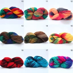 50g / Roll Rainbow Segment Dyed Yarn Wool DIY Hand Knitting Baby Soft Yarn Thread for Sweater Hat Scarfs Sofa Cushion