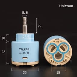 Tap Mixing High Spool Valve 25mm/35mm/40mm Faucet Accessories Ceramic Cartridge Faucet Cartridge Mixer Kitchen Bath Basin Shower