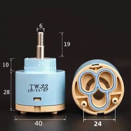 Tap Mixing High Spool Valve 25mm/35mm/40mm Faucet Accessories Ceramic Cartridge Faucet Cartridge Mixer Kitchen Bath Basin Shower
