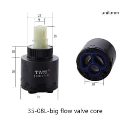 Tap Mixing High Spool Valve 25mm/35mm/40mm Faucet Accessories Ceramic Cartridge Faucet Cartridge Mixer Kitchen Bath Basin Shower