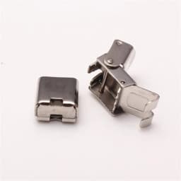 10pcs Stainless Steel Clasp Buckle Lock Connector Fasteners for DIY Charms Bracelet Jewelry Making Supplies Accessories Fittings