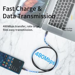 Essager USB C To USB C Cable PD100W 60W Fast Charge Mobile Cell Phone Charging Cord Wire For Xiaomi Samsung Huawei Macbook iPad