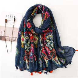 2025 Fashion Paisley Abstract Floral Tassel Viscose Shawl Scarf Lady High Quality Wrap Thin Pashmina Stole Muslim Hijab 180*90Cm