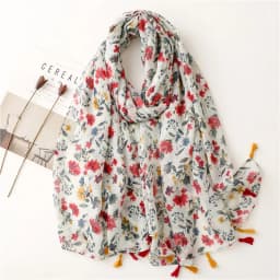 2025 Fashion Paisley Abstract Floral Tassel Viscose Shawl Scarf Lady High Quality Wrap Thin Pashmina Stole Muslim Hijab 180*90Cm
