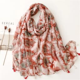 2025 Fashion Paisley Abstract Floral Tassel Viscose Shawl Scarf Lady High Quality Wrap Thin Pashmina Stole Muslim Hijab 180*90Cm