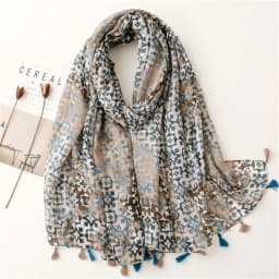 2025 Fashion Paisley Abstract Floral Tassel Viscose Shawl Scarf Lady High Quality Wrap Thin Pashmina Stole Muslim Hijab 180*90Cm