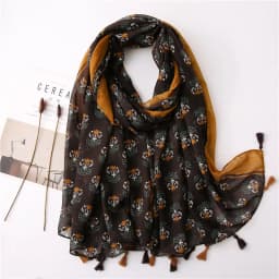 2025 Fashion Paisley Abstract Floral Tassel Viscose Shawl Scarf Lady High Quality Wrap Thin Pashmina Stole Muslim Hijab 180*90Cm