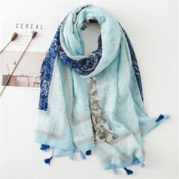 2025 Fashion Paisley Abstract Floral Tassel Viscose Shawl Scarf Lady High Quality Wrap Thin Pashmina Stole Muslim Hijab 180*90Cm