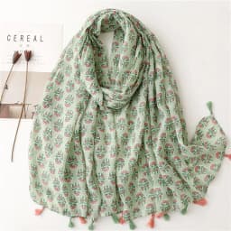 2025 Fashion Paisley Abstract Floral Tassel Viscose Shawl Scarf Lady High Quality Wrap Thin Pashmina Stole Muslim Hijab 180*90Cm