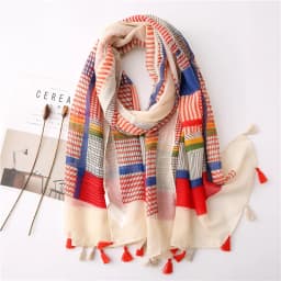 2025 Fashion Paisley Abstract Floral Tassel Viscose Shawl Scarf Lady High Quality Wrap Thin Pashmina Stole Muslim Hijab 180*90Cm