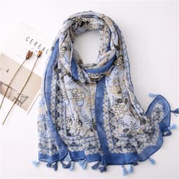 2025 Fashion Paisley Abstract Floral Tassel Viscose Shawl Scarf Lady High Quality Wrap Thin Pashmina Stole Muslim Hijab 180*90Cm