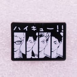 Volley Ball Boys Anime Lapel Badge Jewelry Accessories For Fans Friends