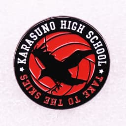 Volley Ball Boys Anime Lapel Badge Jewelry Accessories For Fans Friends