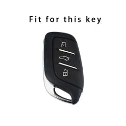 TPU Leather Car Smart Key Cover Case Holder Bag Keychain for Roewe RX5 I5 I6 RX3 RX8 ERX5 for MG ZS EV MG6 EZS Protector