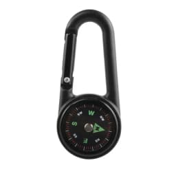 Mini Compass Thermometer Carabiner Compass Thermometer Carabiner 3 in 1 Outdoor Hiking Key Buckle Double Sided Metal Compasses