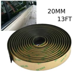 4M Sealed Strips 13FT Car Side Door Window Glass Rubber Seal Weatherstrip Rain Visor Universal Exterior Parts Car Accessories