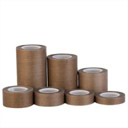 0.13/0.18mm 300 Degree High Temperature Resistance Adhesive Tape Cloth Heat Insulation Sealing Machine PTFE Tape