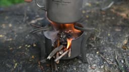 Boundless Voyage Camping Alcohol Stove Ultralight Titanium Wood Burning Stove Outdoor Multi-Fuels Mini Stove Ti2011C-13C