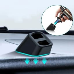 Sticky Car Phone Holder Dashboard Base Air Vent Wireless Charger Stands Mount Base Black/Silver Car Accessories Interior Parts