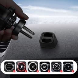 Sticky Car Phone Holder Dashboard Base Air Vent Wireless Charger Stands Mount Base Black/Silver Car Accessories Interior Parts
