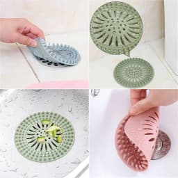 1Pc Sink Strainer Bathroom Sewer Filter Floor Drain Hair Catcher Bath Shower Stopper Plug Anti Blocking Bathroom Products