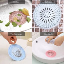 1Pc Sink Strainer Bathroom Sewer Filter Floor Drain Hair Catcher Bath Shower Stopper Plug Anti Blocking Bathroom Products