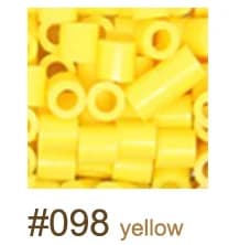 Yellow Color 5mm 1000PCS Pixel Art Perler Beads Yantjouet Hama Beads Iron Fuse Beads Diy Puzzles Pixel Art Gift Toy