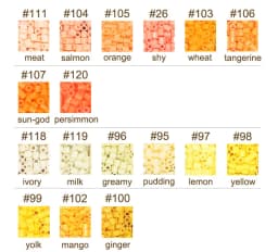 Yellow Color 5mm 1000PCS Pixel Art Perler Beads Yantjouet Hama Beads Iron Fuse Beads Diy Puzzles Pixel Art Gift Toy