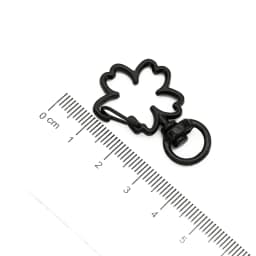 10pcs/lot Lovely Candy Colors Sakura Shape Lobster Keychain Lobster Clasp Hooks Key Circle for Key Ring Clasp DIY Making