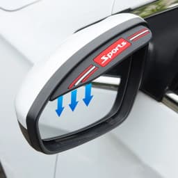 1 Pair Car Rearview Mirror Rain Guard Sport Type Sun Visor Eyebrow Guard Car Mirror Side Rain Shield Universal Decor Accessories