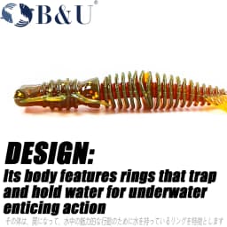 B&U Larva Soft Fishing Lures Artificial Lures Silicone Wobblers For Pike Swimbait Jigging Plastic Baits Worm