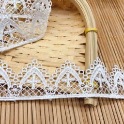Unilateral Flower Cross Lolita Skirt Wedding Accessories Embroidered Lace Fabric Sewing Garment DIY Crafts Sewing Ribbons