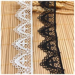 Unilateral Flower Cross Lolita Skirt Wedding Accessories Embroidered Lace Fabric Sewing Garment DIY Crafts Sewing Ribbons