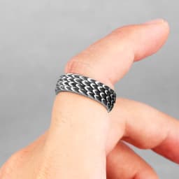 Evil Dragon Scale Stainless Steel Mens Rings Punk Hip Hop Unique For Male Boyfriend Biker Jewelry Creativity Gift Wholesale