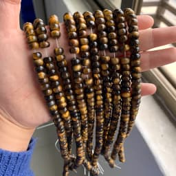 High Quality Natural Stone Bead Rondelle Shape Loose Spacer Abacus Quartz Beads For Handmade Jewelry Bracelet Necklace DIY
