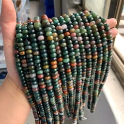 High Quality Natural Stone Bead Rondelle Shape Loose Spacer Abacus Quartz Beads For Handmade Jewelry Bracelet Necklace DIY