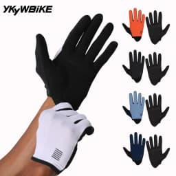 YKYWBIKE Breathable Cycling Gloves Touch Screen Riding MTB Bike Bicycle Gloves Motorcycle Winter Autumn Bike Long Finger Gloves