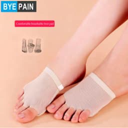 1Pair Ballet Dance Toe Pad, Dancing Practice Shoes Foot Thongs Dance Paws Sole, Metatarsal Pads, Ball of Foot Cushions