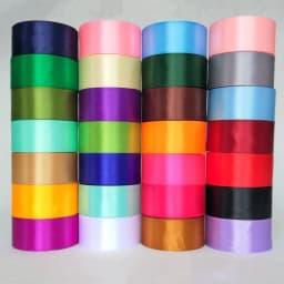 22meters 6mm 10mm 15mm 20mm 25mm 40mm 50mm Silk Satin Ribbons for Crafts Bow Handmade Gift Wrap Party Wedding Decorative